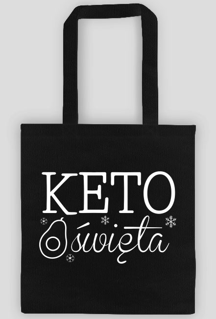 Keto Święta - torba z nadrukiem