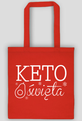 Keto Święta - torba z nadrukiem