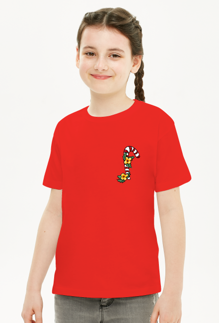 T-Shirt Dziecięcy Wzór Świąteczny