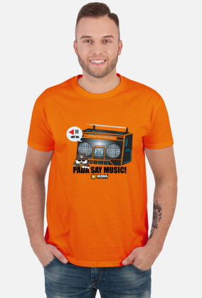 Muzyka old school bumbox. Pada