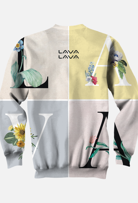 FLORAL CREWNECK | LAVA by Nature
