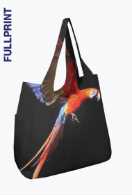 Torba na ramię papuga