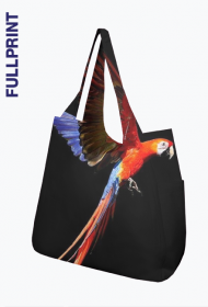 Torba na ramię papuga