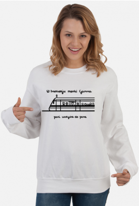 Bluza z tramwajem