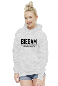 Biegam by uciekać damska bluza