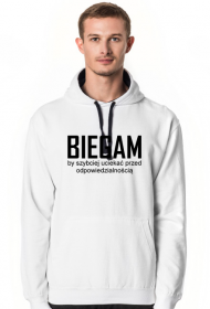 Biegam by uciekać męska bluza