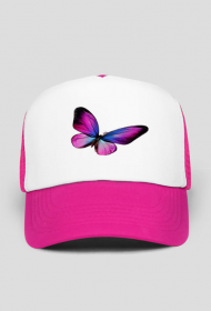 Czapka z daszkiem motyl