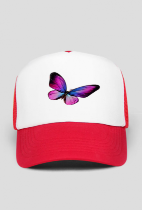 Czapka z daszkiem motyl