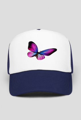 Czapka z daszkiem motyl