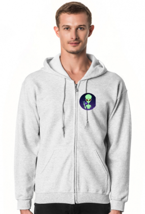 bluza męska z nadrukiem ufo