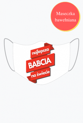 Prezent dla Babci. Maseczka dla Babci. Sklep dla Babci