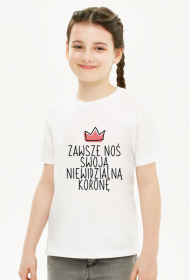 T-shirt dla dziewczynki KORONA