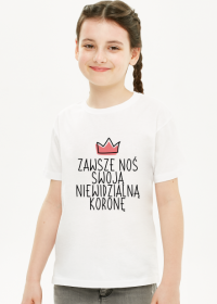 T-shirt dla dziewczynki KORONA