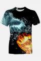 Koszulka z Krótkim Rękawem - OGIEŃ I LÓD