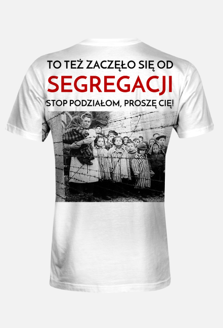 Fullprint kobieta obóz Stop Segregacji Wolność