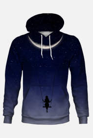 Bluza z kapturem - nocne niebo