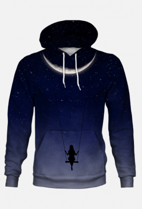 Bluza z kapturem - nocne niebo