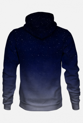 Bluza z kapturem - nocne niebo