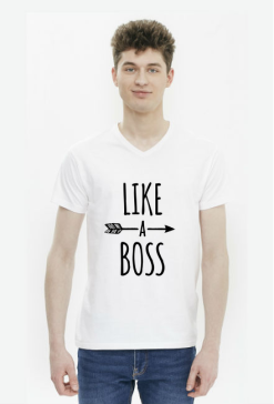 T-shirt męski LIKE A BOSS