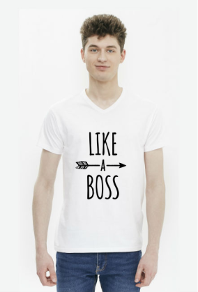 T-shirt męski LIKE A BOSS