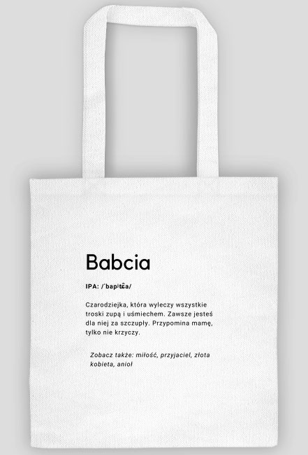 Torebka na Dzień Babci