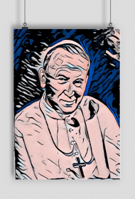 Plakat Ojciec Święty Jan Paweł 2