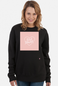Bluza z nadrukiem girl power