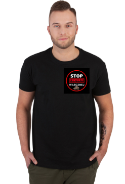 T-shirt czarny - małe logo