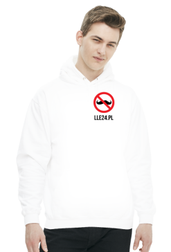 Bluza biała - małe logo