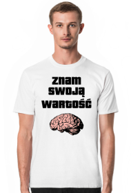 Koszulka męska znam swoją wartość