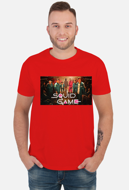 T-Shirt Koszulka męska Squid Game Logo