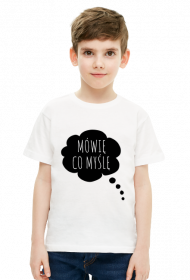 T-shirt dziecięcy MÓWIĘ CO MYŚLĘ