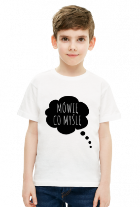 T-shirt dziecięcy MÓWIĘ CO MYŚLĘ