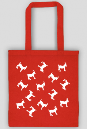 Białe koziołki na ramię