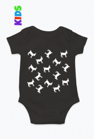 Białe koziołki na brzuszku