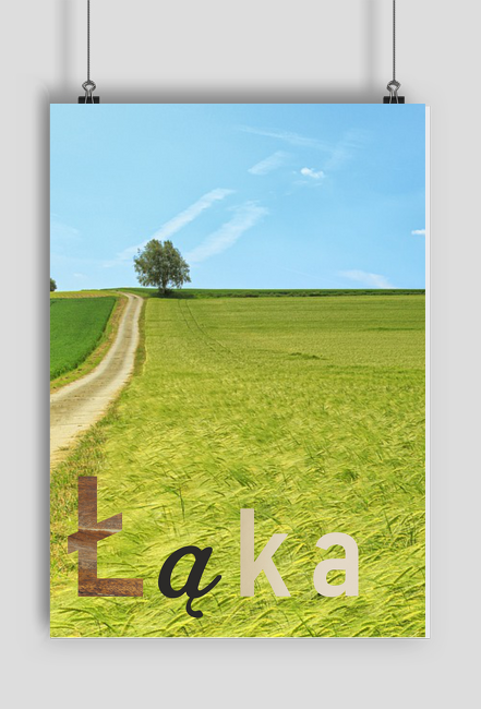 Łąka - plakat do pokoju