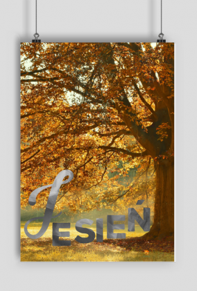 Jesień - jesienny plakat