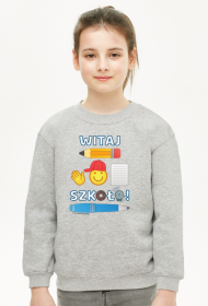 Witaj szkoło! Bluza dla dziewczynki