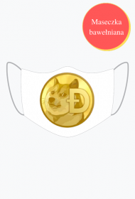 Maseczka Dogecoin Bitcoin Krypto