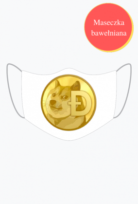 Maseczka Dogecoin Bitcoin Krypto