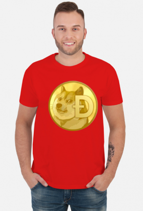 Koszulka Dogecoin Bitcoin Krypto