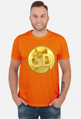 Koszulka Dogecoin Bitcoin Krypto