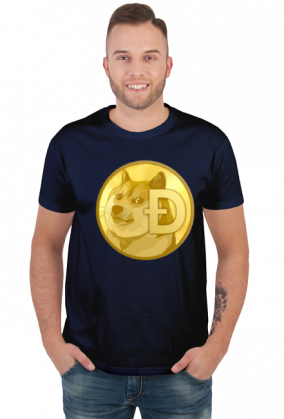 Koszulka Dogecoin Bitcoin Krypto