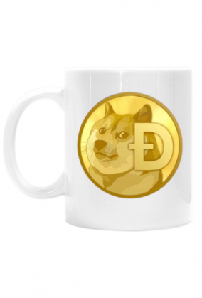 Kubek Dogecoin Bitcoin Krypto BTC