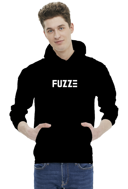FUZZE- BLUZA Z KAPTUREM "DUŻY NAPIS"