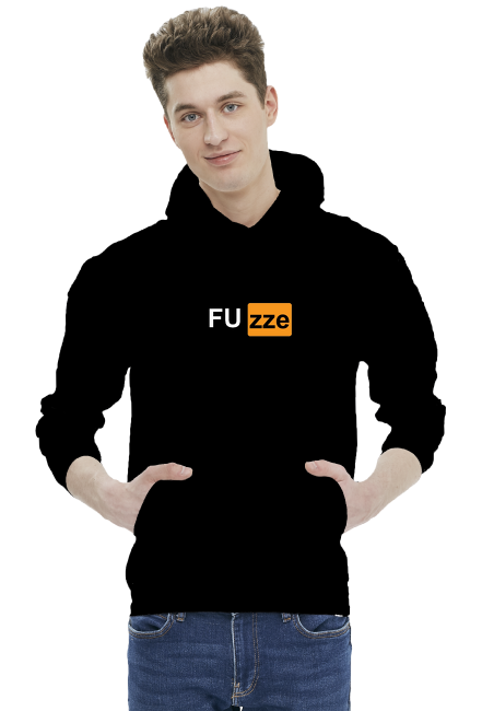 FUZZE - BLUZA Z KAPTUREM "Po****b"