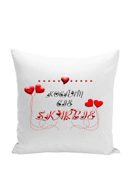 FUZZE- PODUSZKA "KOCHAM CIE SKARBIE"
