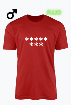 Koszulka FLUO męska JE%@Ć pis