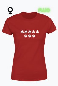 Koszulka FLUO damska JE%@Ć pis