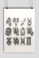 Znaki zodiaku - alfabet